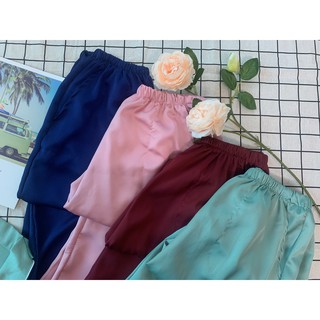 Pyjama lụa satin - đồ ngủ- Đồ bộ mặc nhà- lụa satin