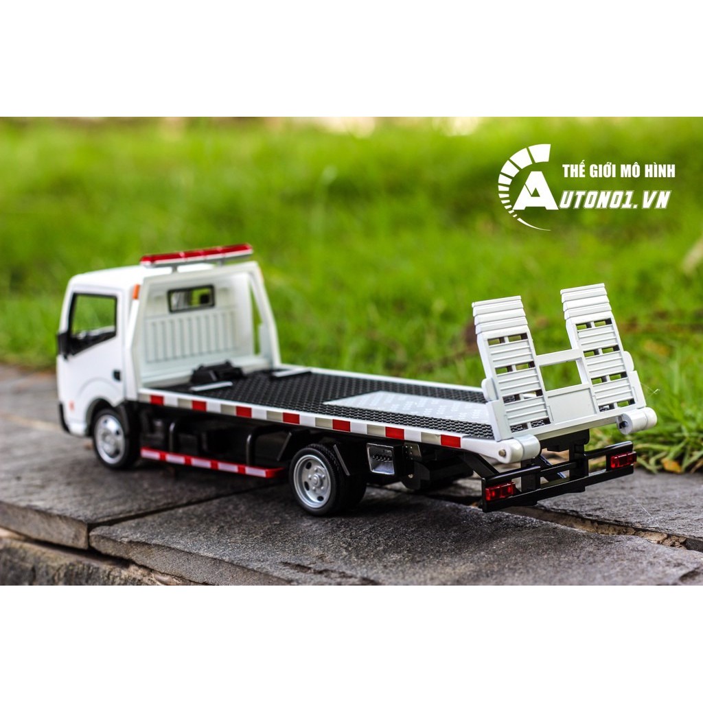 MÔ HÌNH XE TẢI CỨU HỘ NISSAN WHITE 1:32 TRUCK MODEL 6241