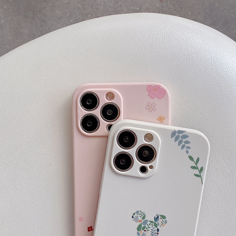 Ốp Điện Thoại Silicon Dẻo Họa Tiết Hoạt Hình Mickey Minnie Cho iPhone 13 12 11 Pro Max X XR XS Max 8 7 Plus SE 2020