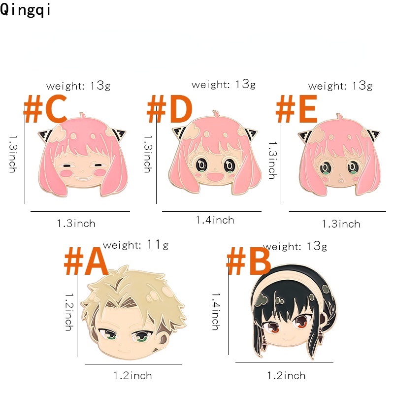 Ghim cài áo MISS ZOE bằng kim loại chủ đề phim hoạt hình Spy X Family