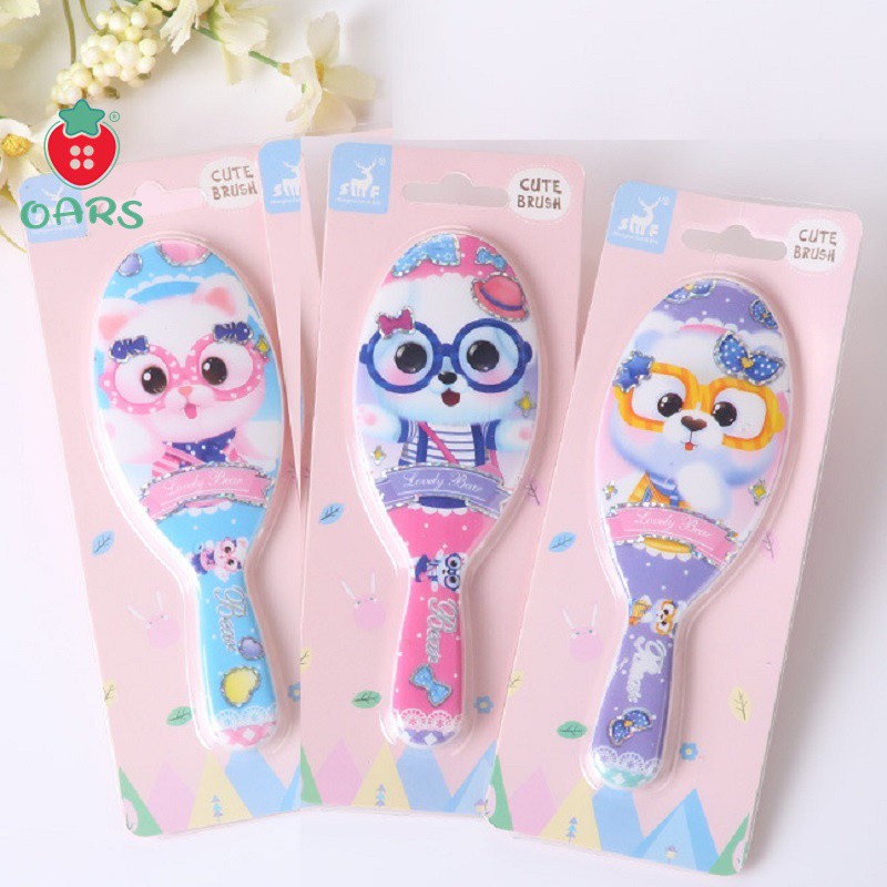 Lược chải tóc cho bé gái đệm túi khí chống tĩnh điện