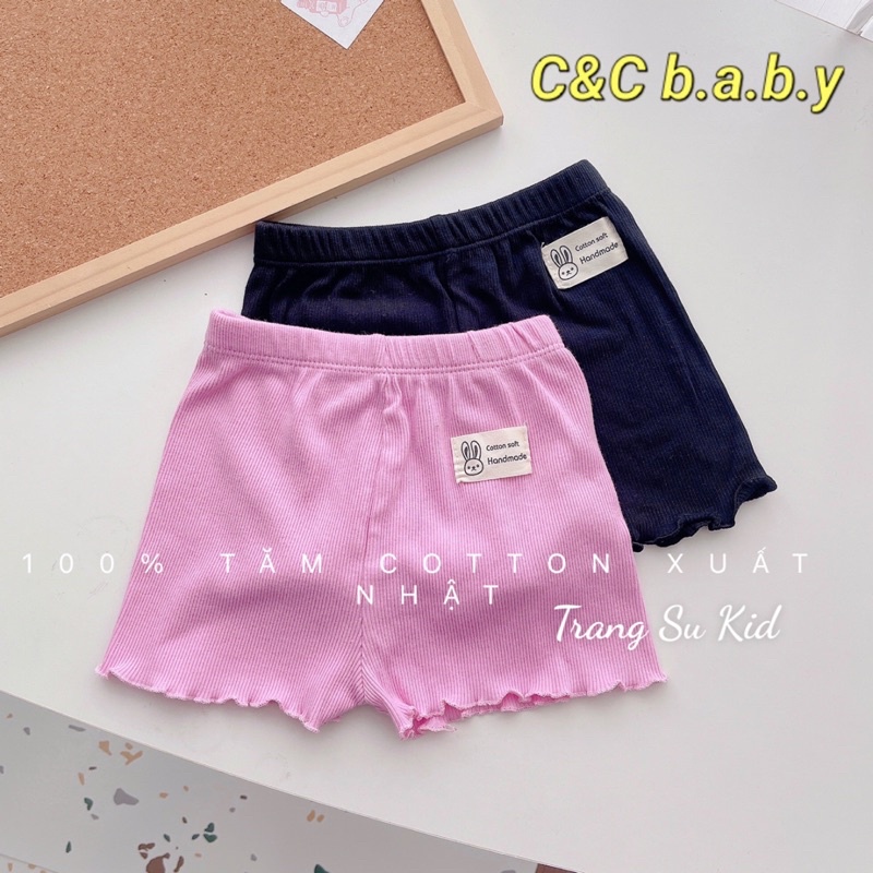 Quần đùi tăm cho bé gái cực mát mẻ
