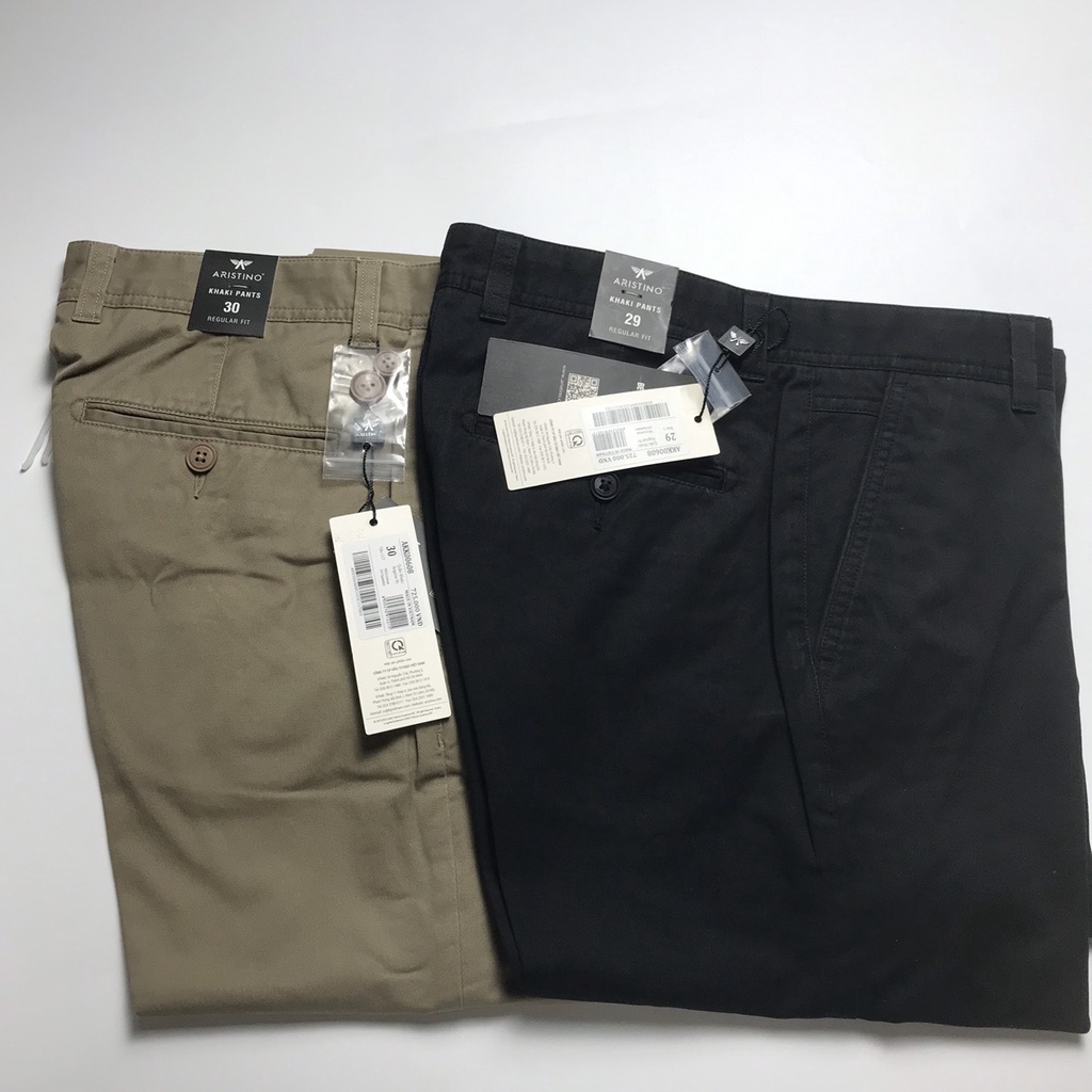 Quần kaki nam Aristino chất cotton from regular AKK00608