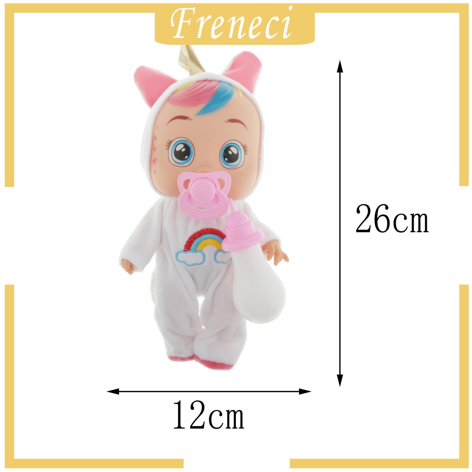 [FRENECI] Baby Alive Dolls Interactive Crying Baby Doll for Girls and Boys Aged 3 and Up Birthday Gift Interactive Dolls Toys