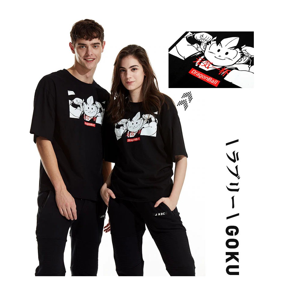 ÁO THUN TAY LỠ NAM NỮ GOKU