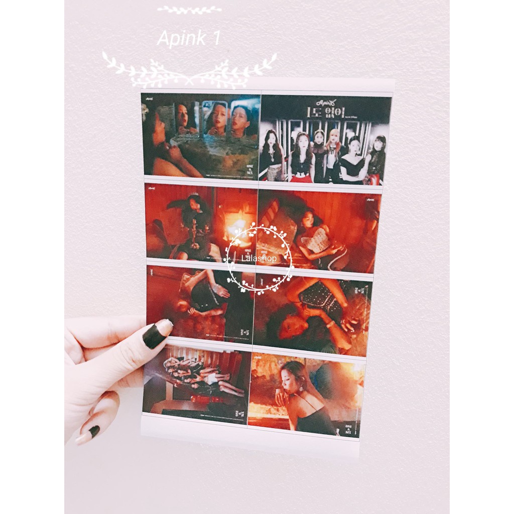 Bộ hình dán APINK 8 hình (ảnh thật)