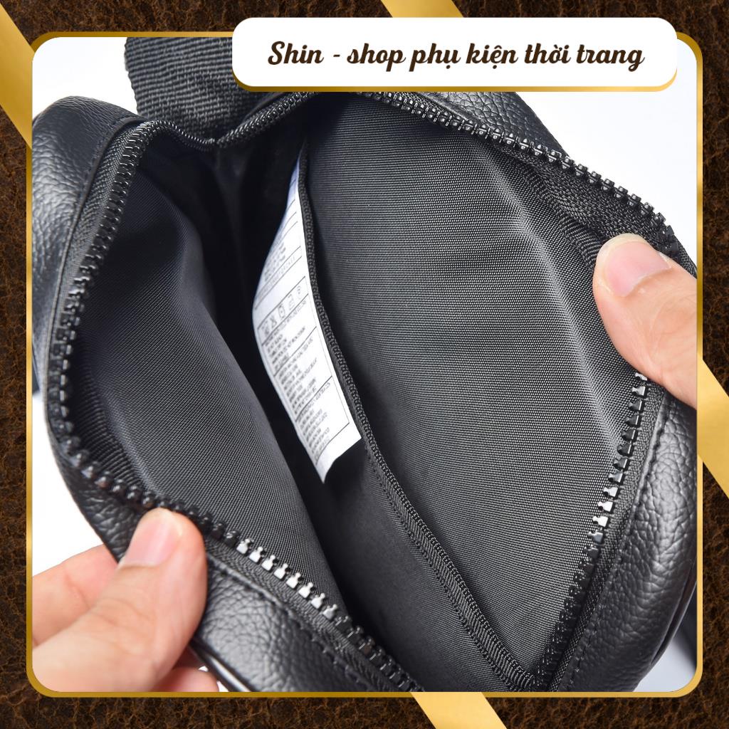 Túi đeo chéo nam túi đeo vai thể thao chống nước chất da mềm dữ fom tốt đeo đựng Ipad simili - Shin Shop | BigBuy360 - bigbuy360.vn