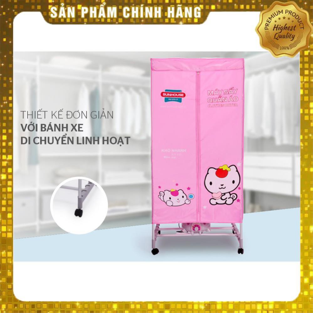 [CÓ SẴN] Tủ sấy quần áo Sunhouse 2701 1000W chính hãng bảo hành 12 tháng