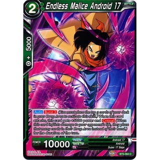 Thẻ bài Dragonball - bản tiếng Anh - Endless Malice Android 17 / BT5-064'