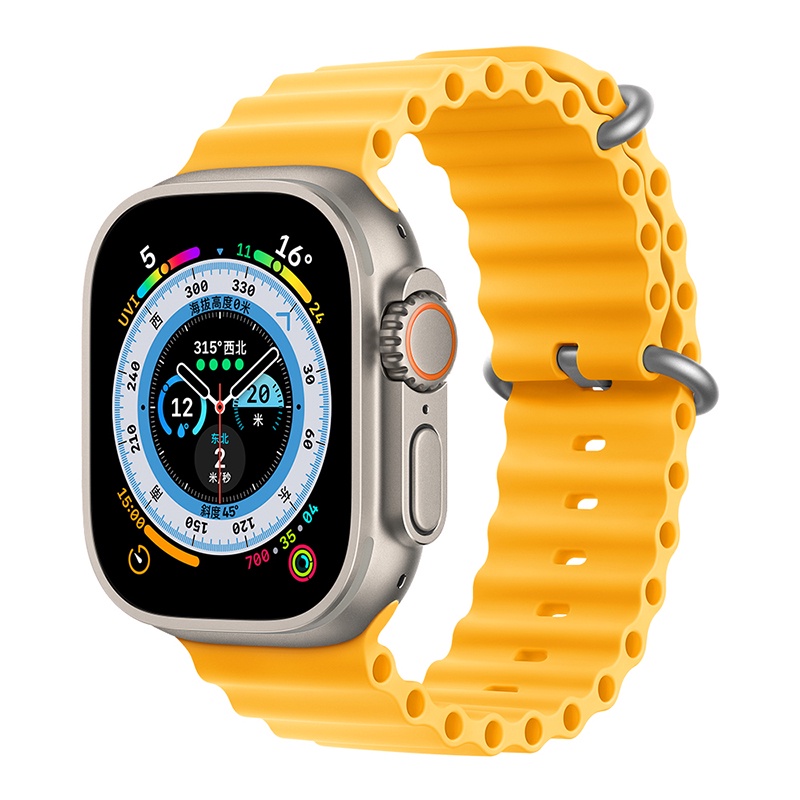 Dây Đeo Đồng Hồ Bằng Silicone Cho iwatch ultra Series 6 / 5 / 4 / 3 / SE 41mm45mm Apple 49mm Ip iwatch band 8 Series 7 6 5 4 SE