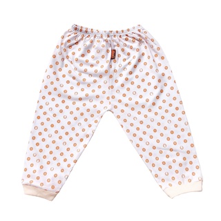 Combo 5 quần dài sơ sinh chấm bi hiệu Babiboo