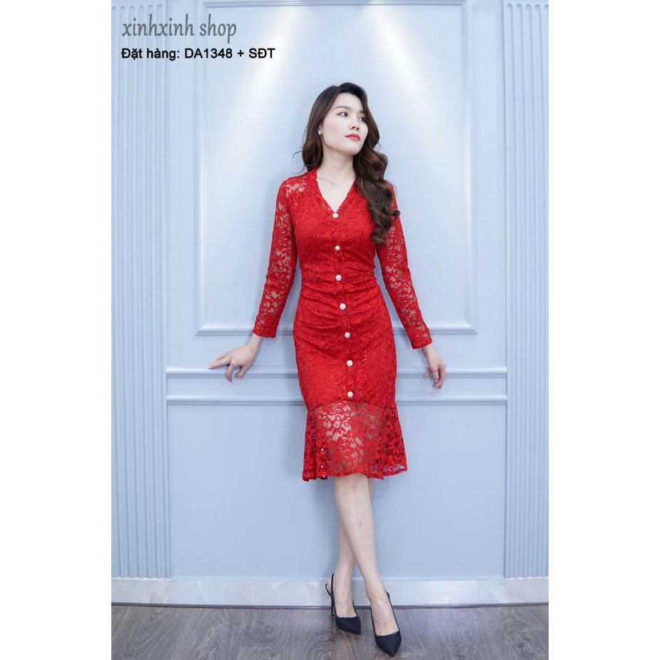 Đầm ren kim body đuôi cá DA1348 | BigBuy360 - bigbuy360.vn