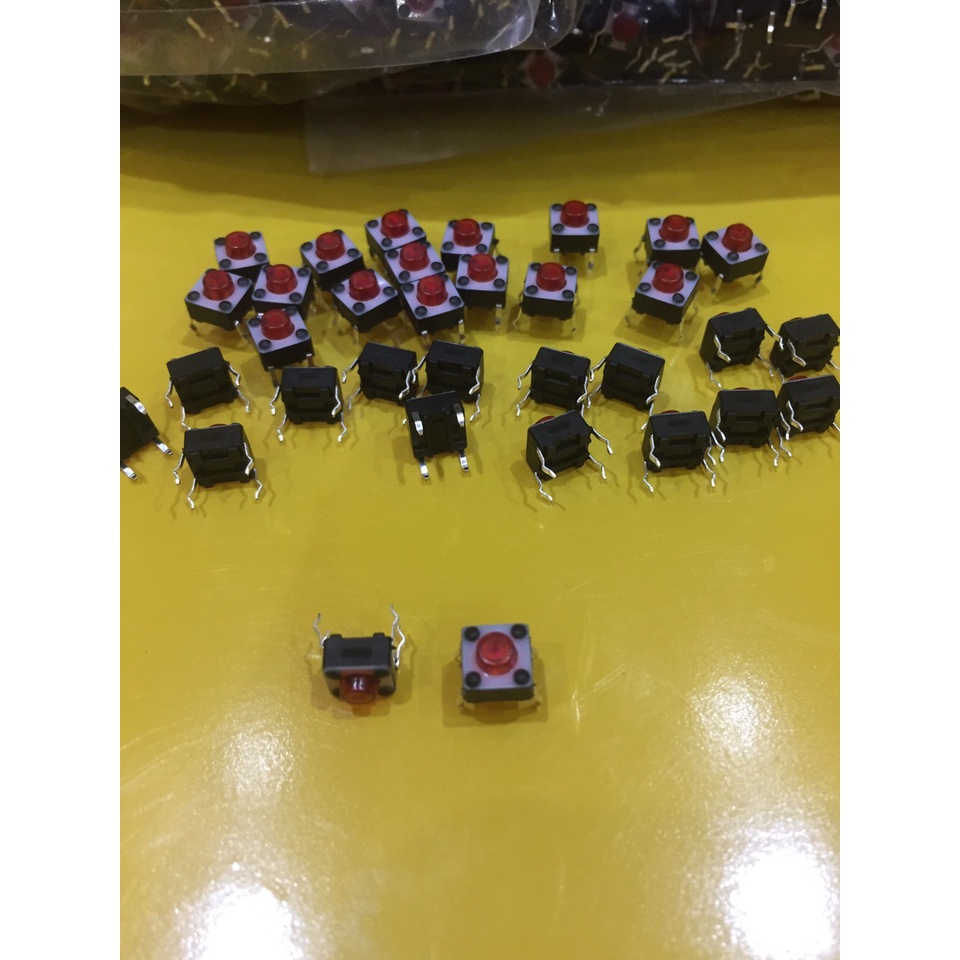 Nút nhấn vuông 6x6x5mm (Loại tốt)
