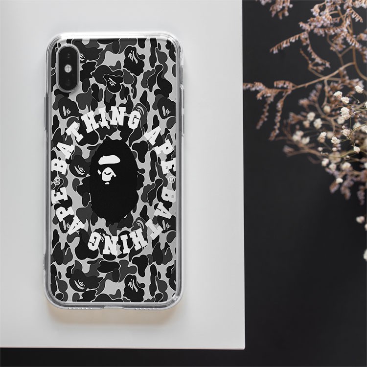 Vỏ/ốp phong cách iphone bape chất xinh nhất Iphone 7/8/8Plus/X/Xs/Xs Max/11/11 Promax/12/12 Promax BAPPOD00092