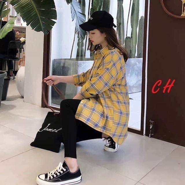 [ Mã WASTAPR giảm 10K đơn 50K] Áo sơ mi karo cổ bẻ C&H(mới) | BigBuy360 - bigbuy360.vn