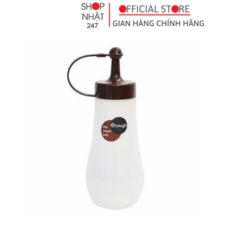 Bình đựng gia vị, nước sốt, nước tương Enough Inomata 360ml màu nâu nội địa Nhật Bản - Nakaya