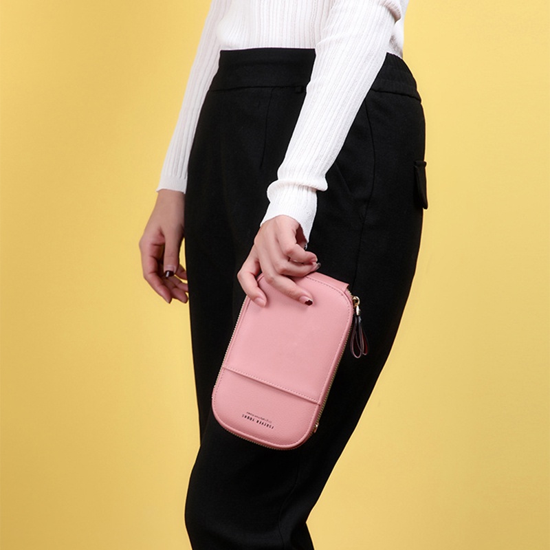 IELGY Túi Đeo Vai Hình Oval Đựng Điện Thoại Thời Trang Cho Nữ