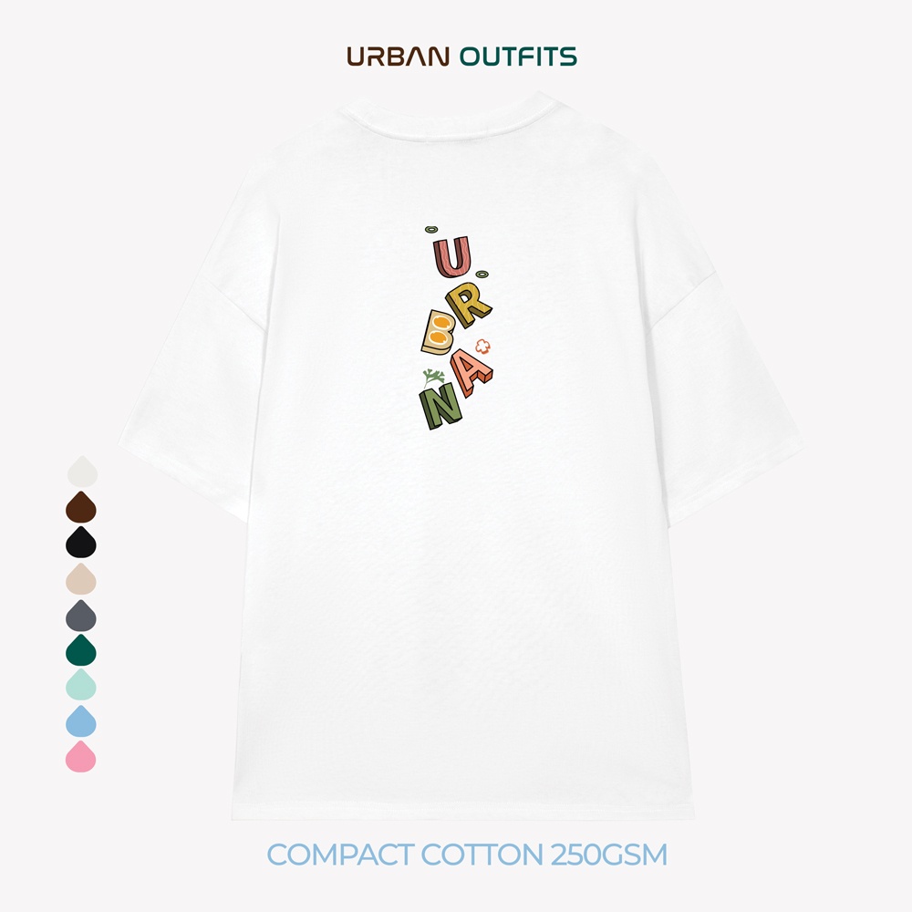 Áo Thun Tay Lỡ Form Rộng URBAN OUTFITS ATO166 Local Brand In Hình ver 2.0 Chất Vải 95% Compact Cotton 250GSM