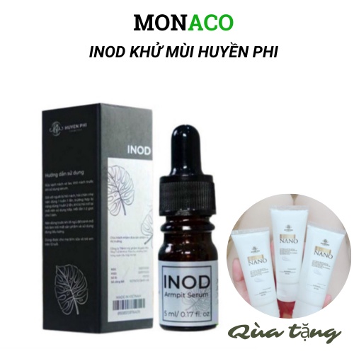 Serum hôi nách INOD Huyền Phi khử mùi hôi nách hôi chân 5ml + quà tặng kem body