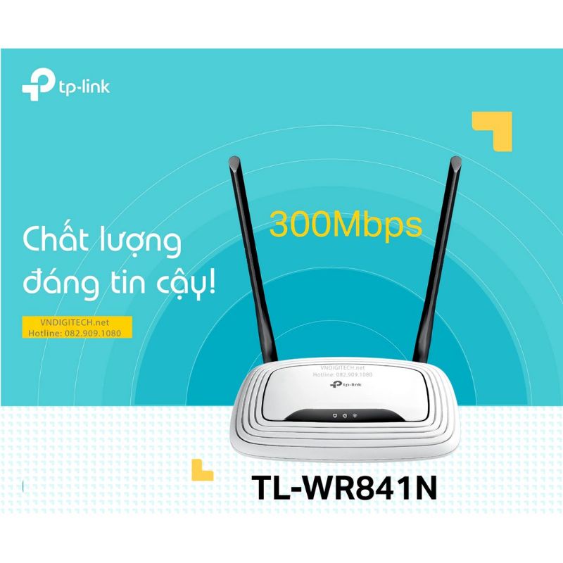 Bộ Phát Wifi TPLink 841 Tốc Độ 300Mbps Hàng Chính Hãng
