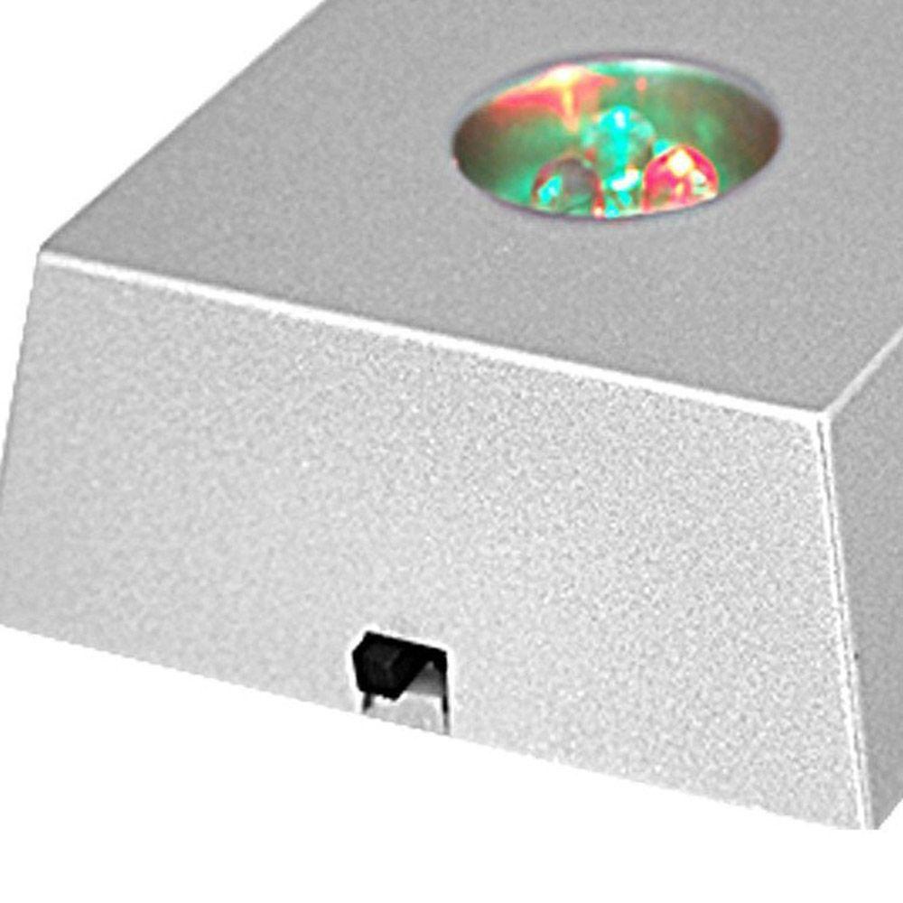 YIYU Giá Đỡ Trưng Bày Tượng Nhỏ Có 3 Đèn LED Thay Đổi Màu Sắc