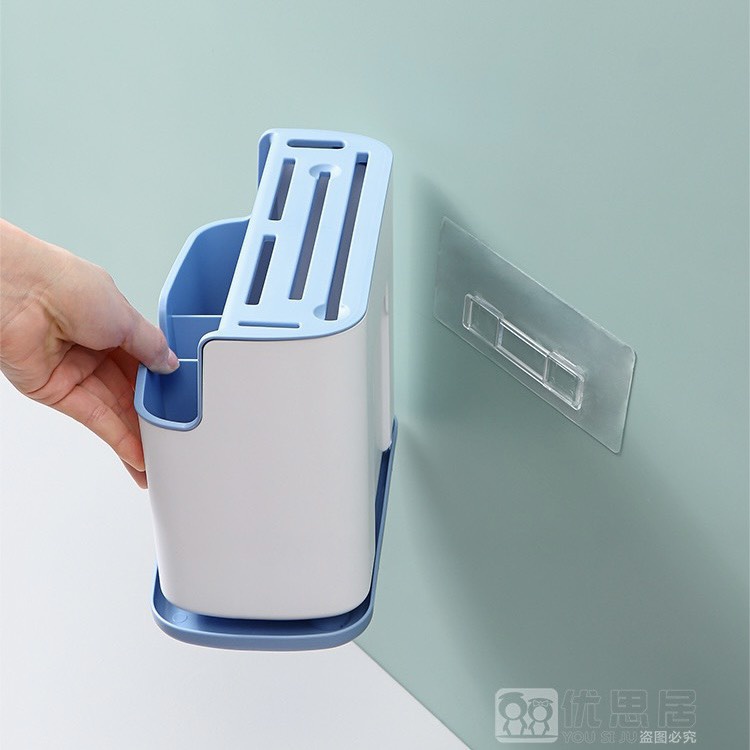 Ống đựng đũa thìa  đa năng nhựa việt nhật kèm khay cắm dao kéo V5