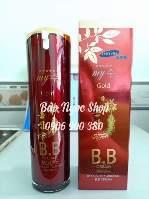 Xả Lỗ (22/01/2022) KEM NỀN TRANG ĐIỂM  NHÂN SÂM ĐỎ MY GOLD - BB CREAM | BigBuy360 - bigbuy360.vn