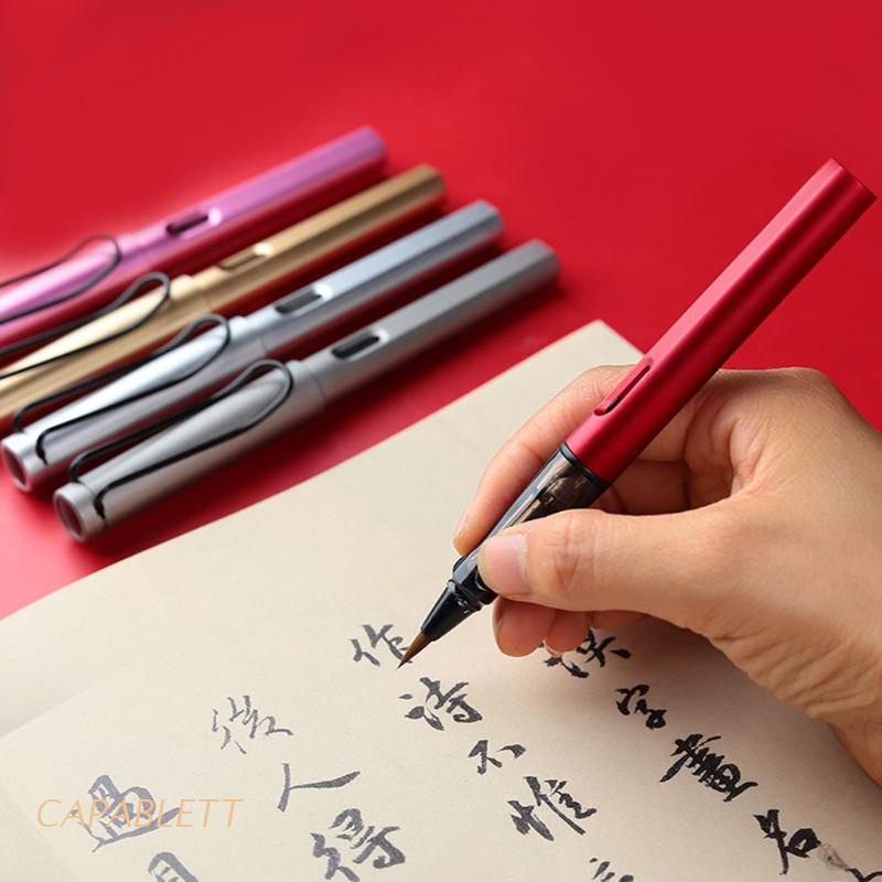 Bút mực đen viết thư pháp có thể bơm mực lại tiện dụng