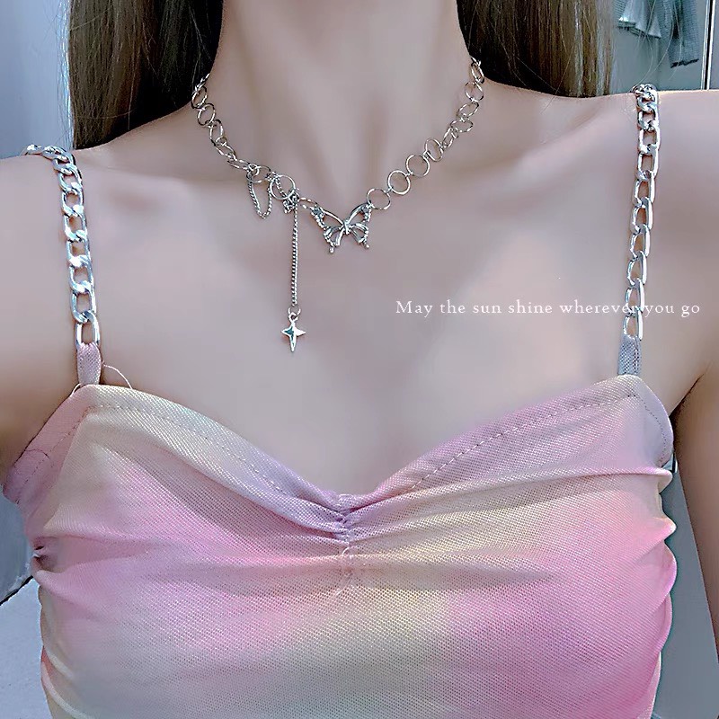 Choker nữ hình Butterfly cá tính điệu đà dành cho bạn gái