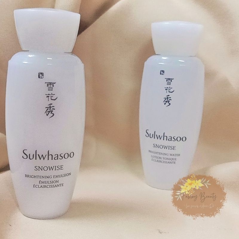 Nước hoa hồng bạch sâm Sulwhasoo Snowise Brightening Water 30ml - Toner cấp ẩm, hỗ trợ dưỡng da trắng sáng trong veo