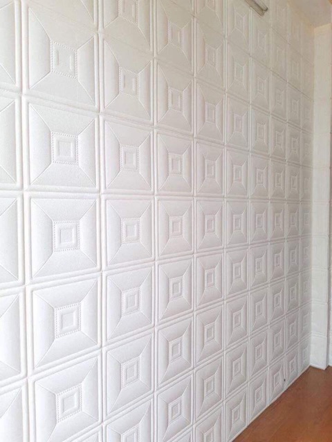 Xốp dán tường giả da kích thước 60.60 trang trí nhà cửa | BigBuy360 - bigbuy360.vn