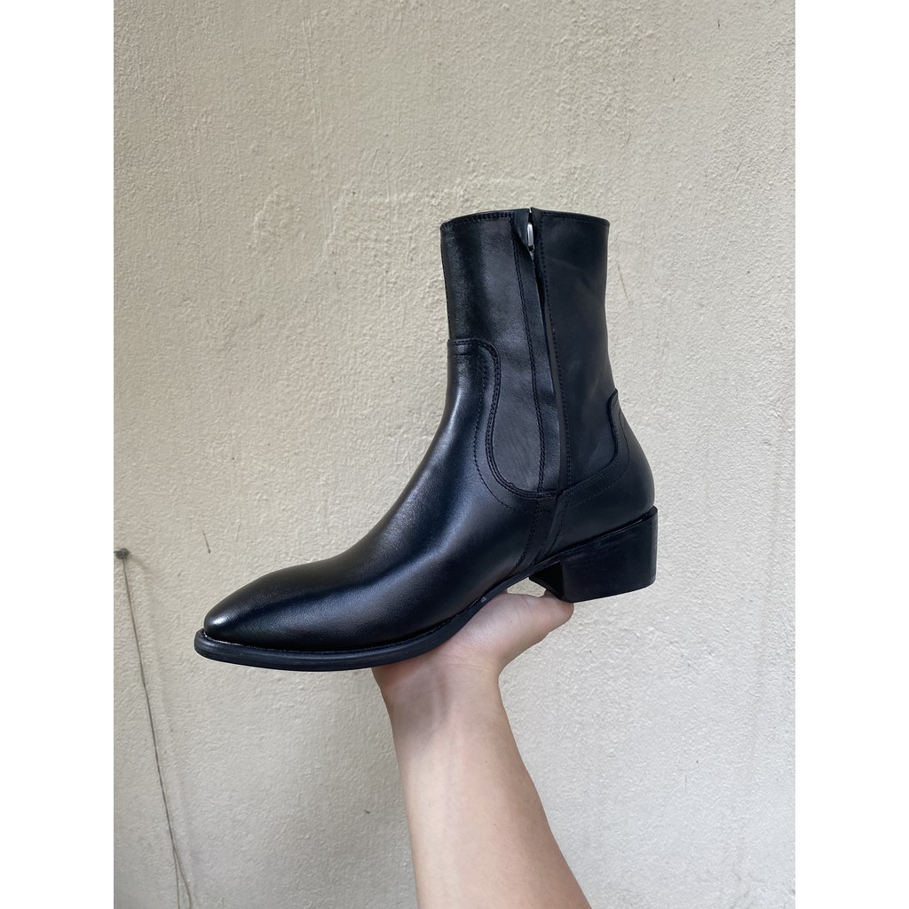 [ Cao cấp ] Lukas Boots da bò, Heel 4.5cm