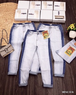 Quần jean dài 2 màu siêu chất 32-36