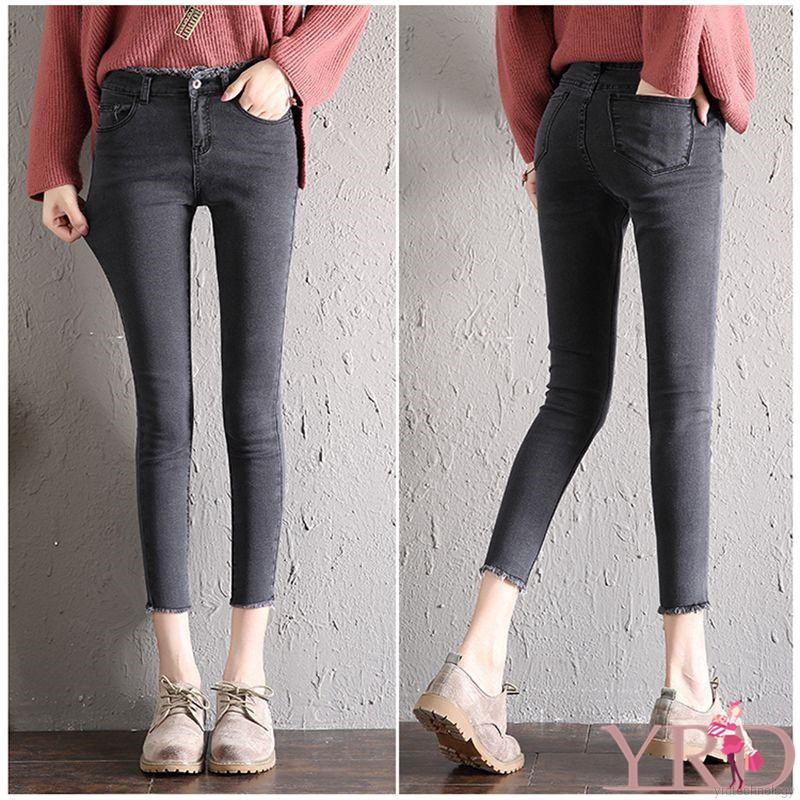 Quần Skinny Jean Nữ Lưng Cao Dáng Bút Chì | BigBuy360 - bigbuy360.vn
