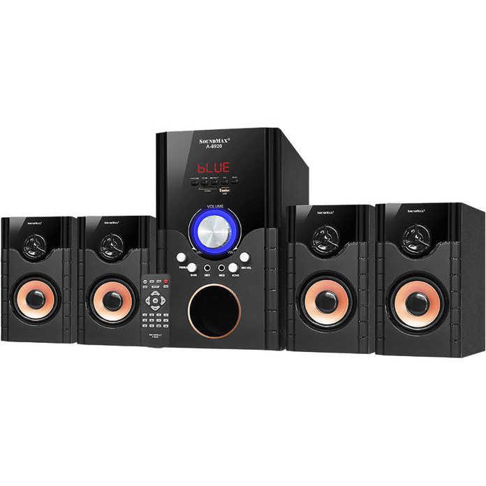 Loa 4.1 SOUNDMAX A8920 Chính hãng (USB, Thẻ nhớ, Bluetooth, Remote) âm thanh cực hay siêu bền  bảo hành 12 tháng 1 đổi 1