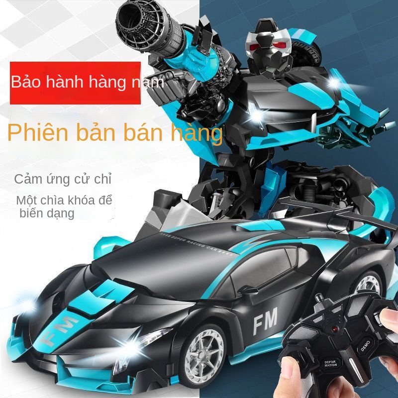 ❂✶Đồ chơi trẻ em, biến dạng, ô tô điều khiển từ xa, siêu cảm ứng, biến dạng, sạc, rô bốt kim cương, xe đua đồ chơi bé tr