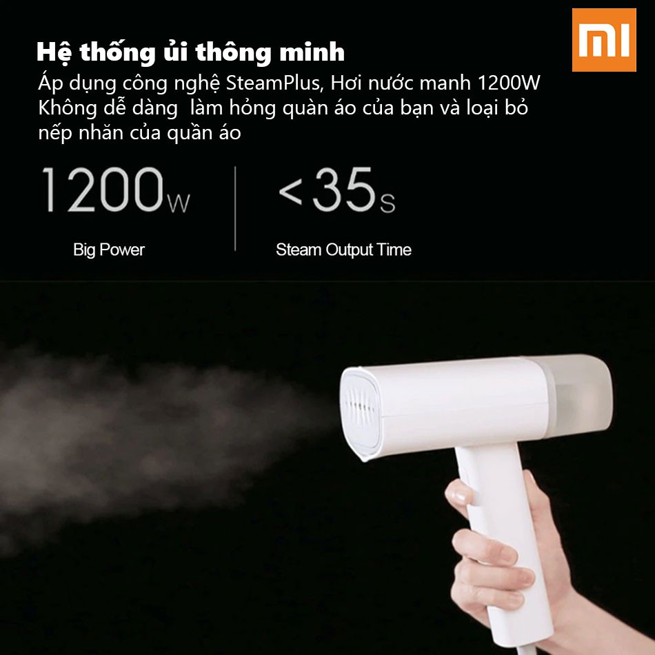 Bàn là hơi nước cầm tay Xiaomi Zanjia GT-301W - Bảo hành 3 tháng