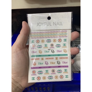 sticker thương hiệu dán móng