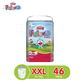 Tã Quần Goon Friend Gói Siêu Đại XXL46 miếng chính hãng 