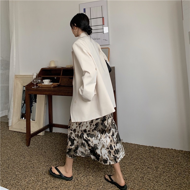 Áo khoác nữ dài tay cổ bẻ thời trang Hàn | BigBuy360 - bigbuy360.vn