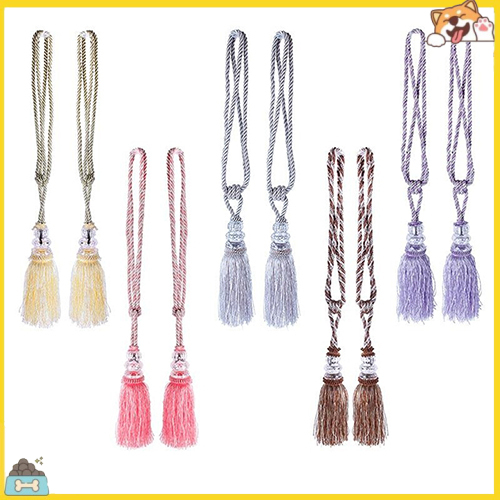 1 cặp dây cột rèm cửa tua rua đẹp mắt