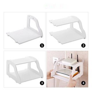 Kệ trang trí mini 2 tầng để modem, wifi