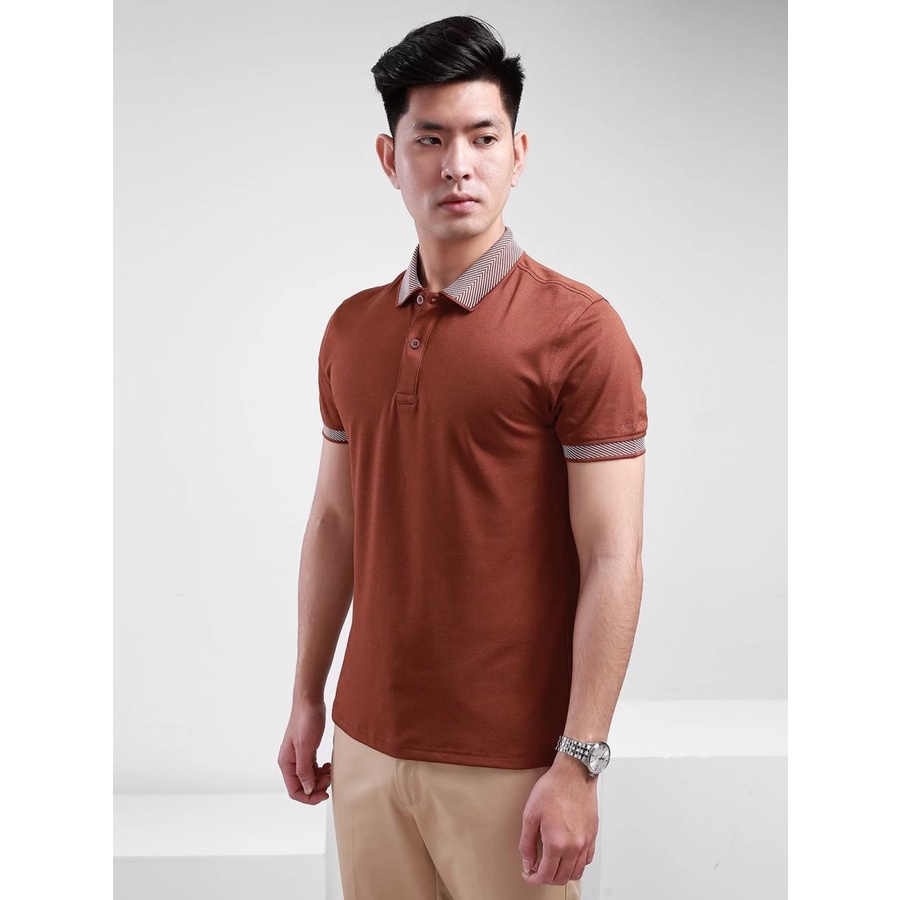 Áo polo nam ngắn tay Aristino 🌟 CHÍNH HÃNG – SALE 🌟 APS018S8, slimfit, chất liệu coolmax mềm mát