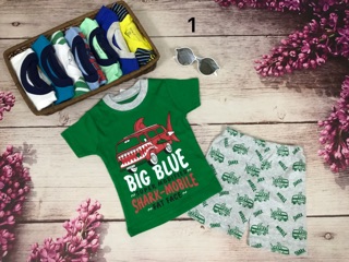 Combo Bộ thun borip bé trai
