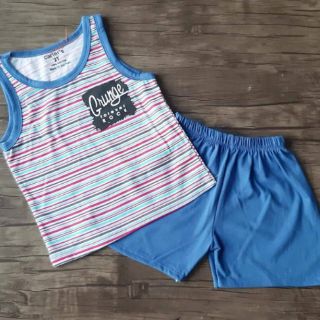Bộ thun cotton 4c dày dặn cho bé