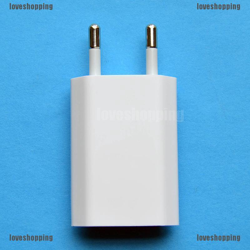 Củ Sạc 1 Cổng USB Phích EU Cho iPhone Samsung