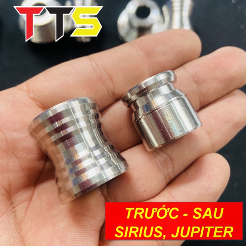 [HCM XẢ KHO MÙA DỊCH] Cục canh bánh inox 304 trước đĩa sau đùm cho xe JUPITER, SIRIUS 110 ( BAO RỈ SÉT TRỌN ĐỢI )