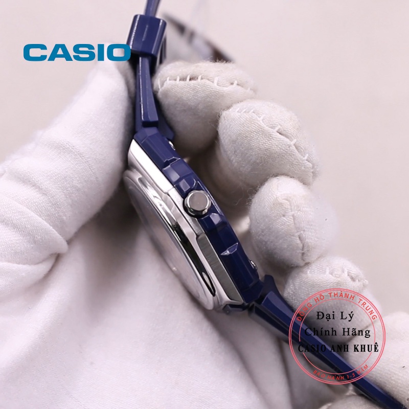 Đồng Hồ Nữ Casio LWA-300H-2EVDF viền kim loại cỡ mặt 42mm