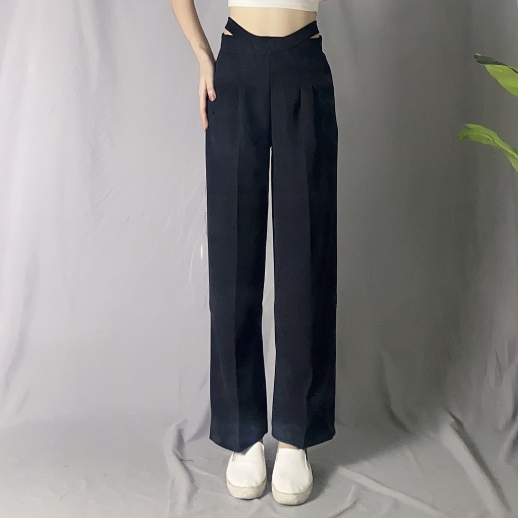 Quần sớ ống rộng culottes xuông dài Soday55