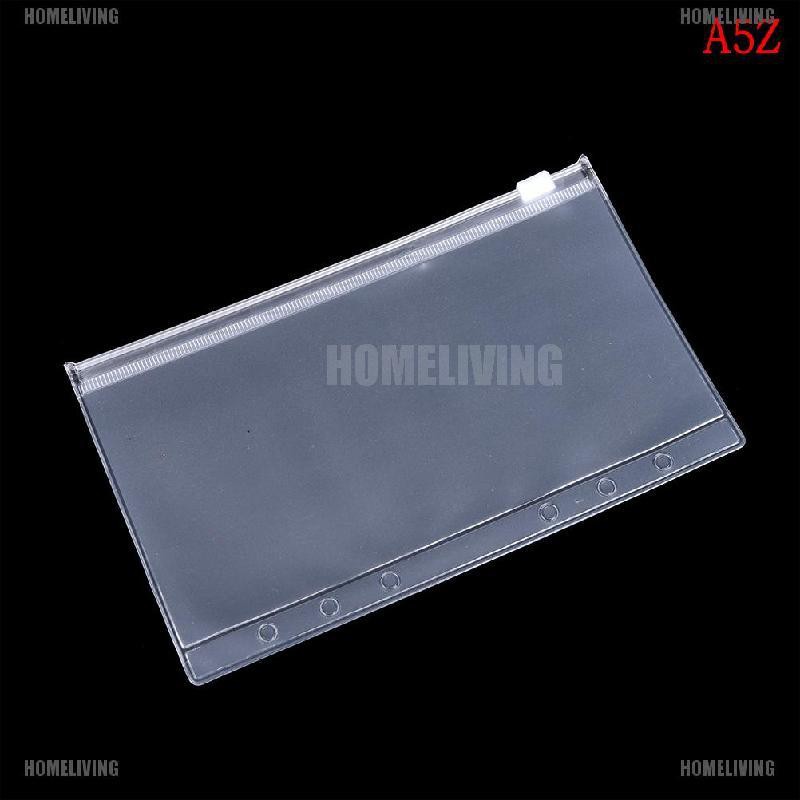 Túi Đựng Tài Liệu A5 / A6 Trong Suốt Có Khóa Kéo Tiện Dụng